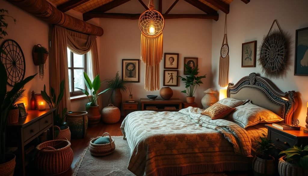 Características do quarto boho chic